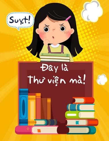 Suỵt! Đây là thư viện mà!